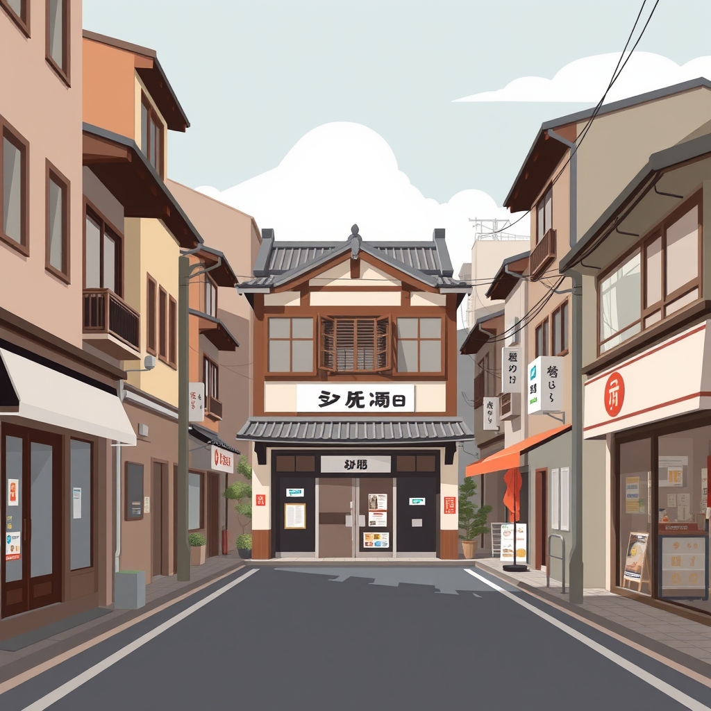 市内16の郵便局でマイナンバーカードの手続きが可能にのイメージイラスト（生成AIで作成）